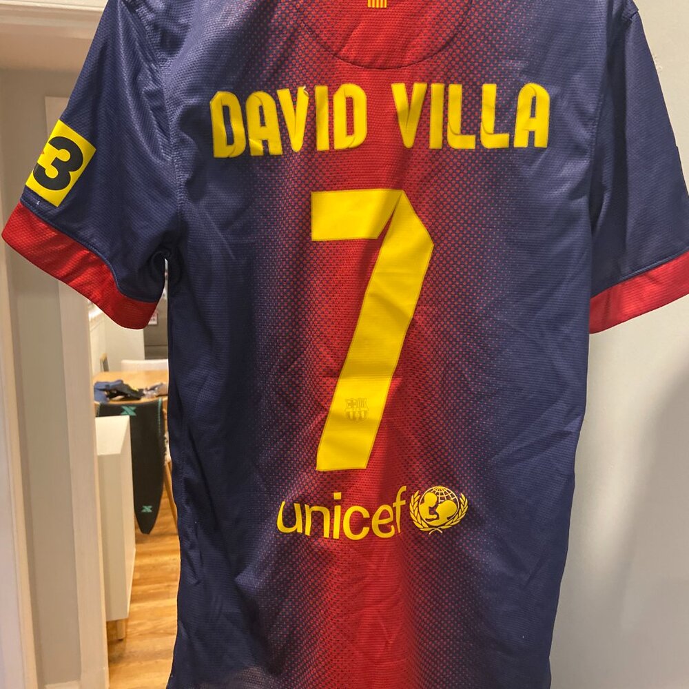Never Worn David Villa Nike Jersey